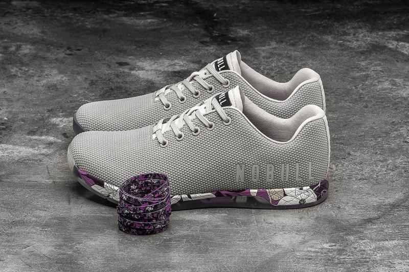 Women's Nobull Arctic Magnolia Trainers Grey | SG D2909F